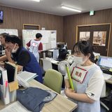 夜間を想定した防災訓練を行いました